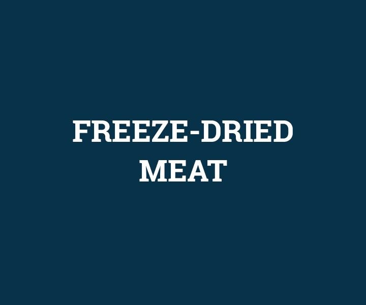 Freeze-dried meat